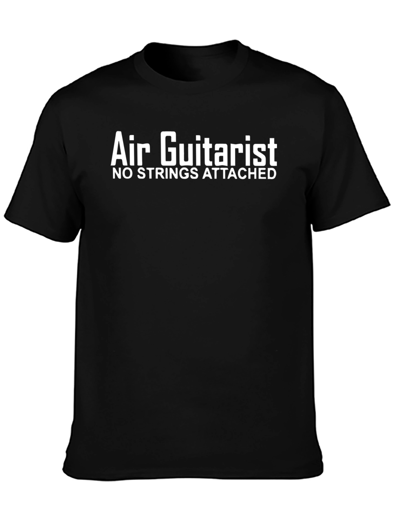 Air Guitarist Graphic Tee - No Strings Attached T-Shirt