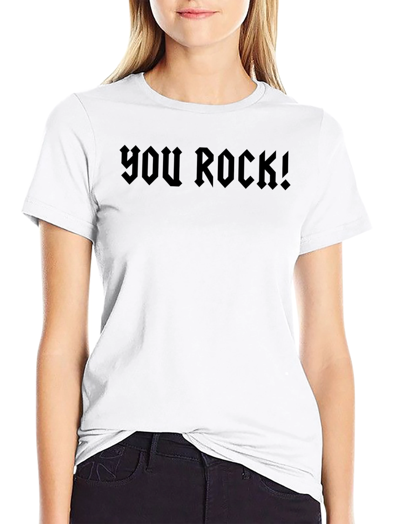 You Rock! Graphic Tee - Bold Rocker Style T-Shirt