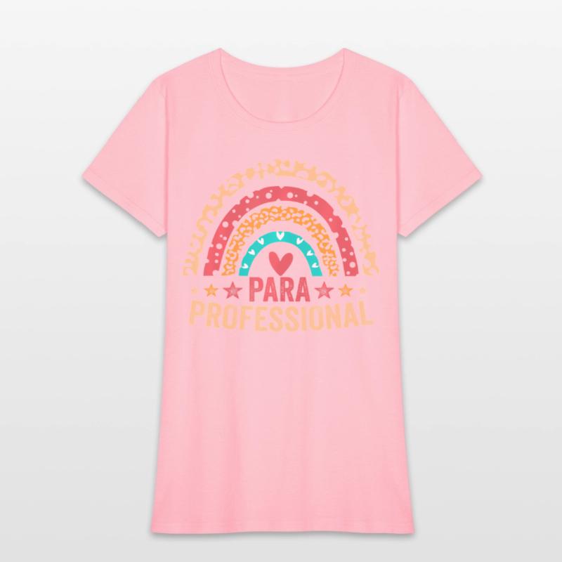 Paraprofessional leopard rainbow back to school