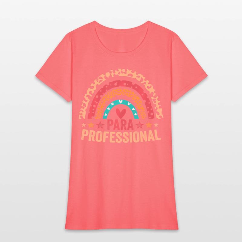 Paraprofessional leopard rainbow back to school