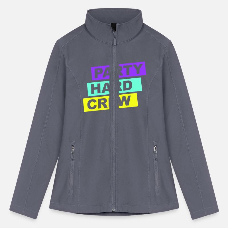 Party Hard Crew Member Team Club Friends Celebrate