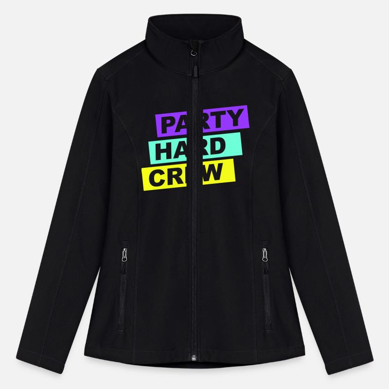 Party Hard Crew Member Team Club Friends Celebrate