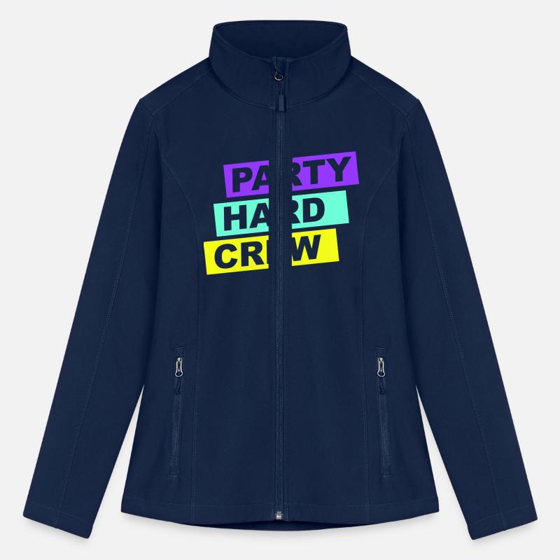 Party Hard Crew Member Team Club Friends Celebrate