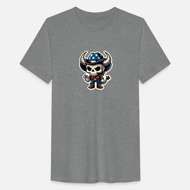 Patriotic Cowboy: Horned Skull, cowboy carter