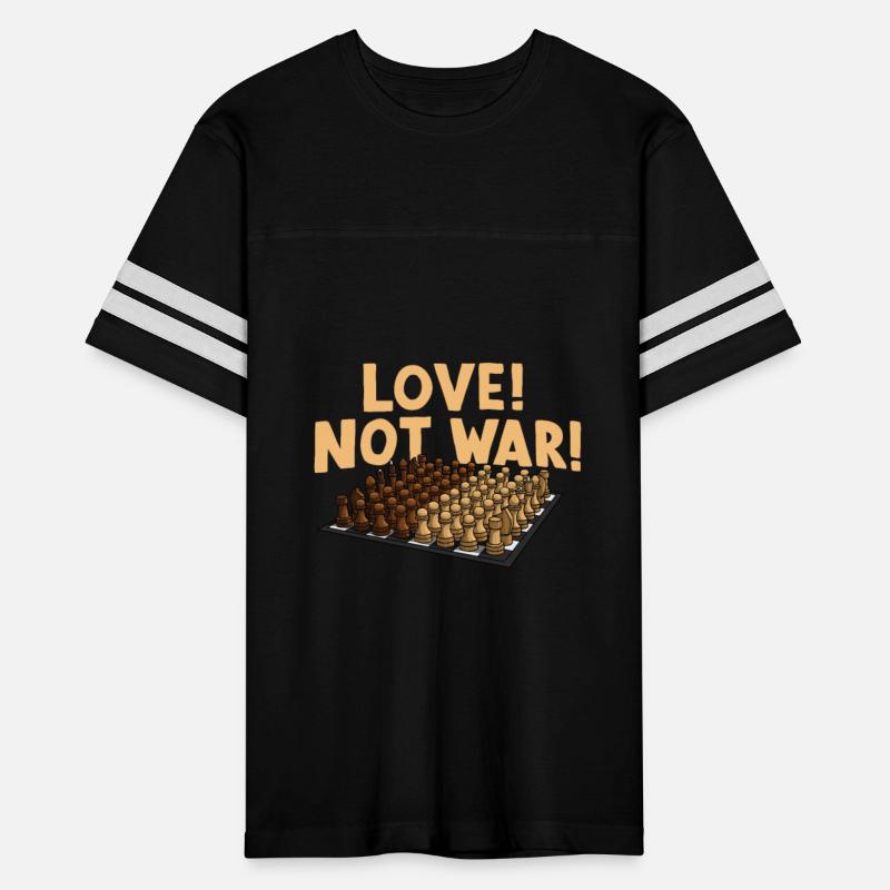 Peace Chess "Love not War" Design for Chess Match