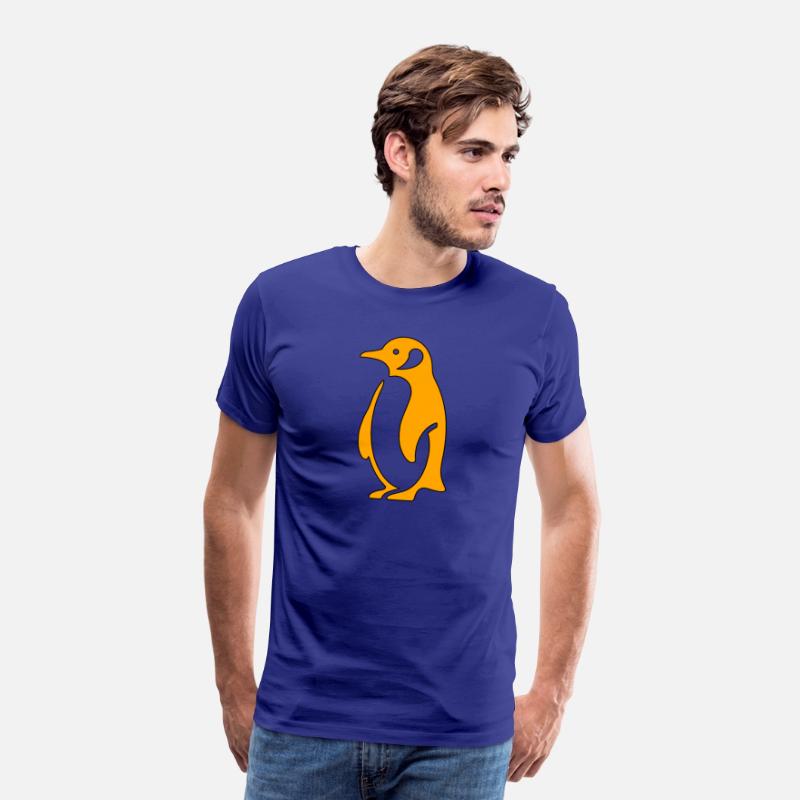Penguin Simple Minimalistic Style Orange