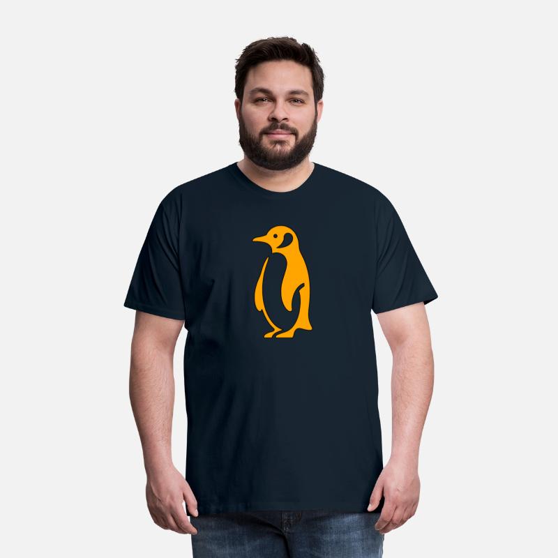 Penguin Simple Minimalistic Style Orange