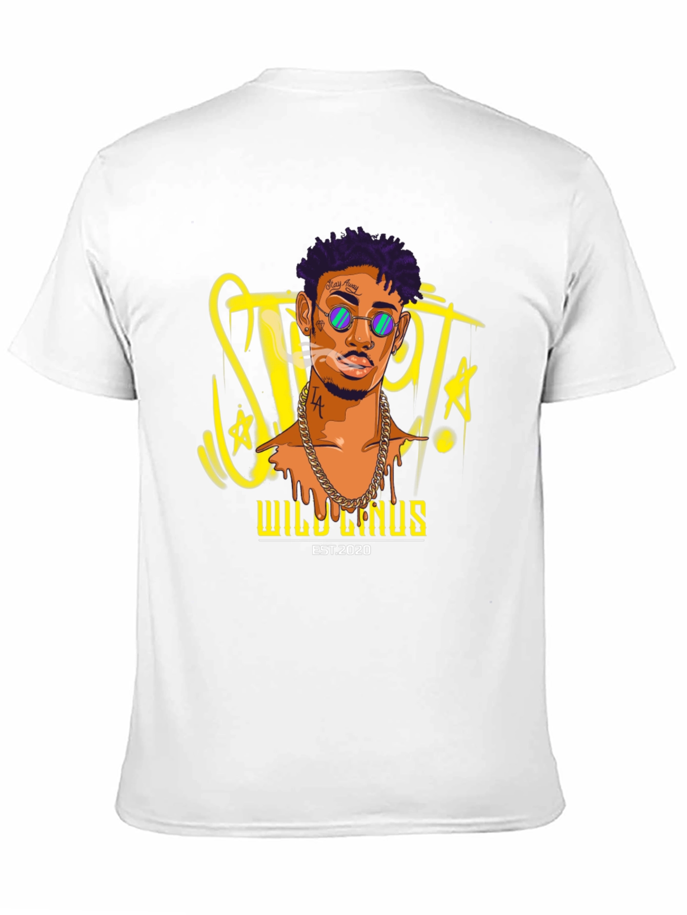 Wild Linus Black Graphic T-Shirt