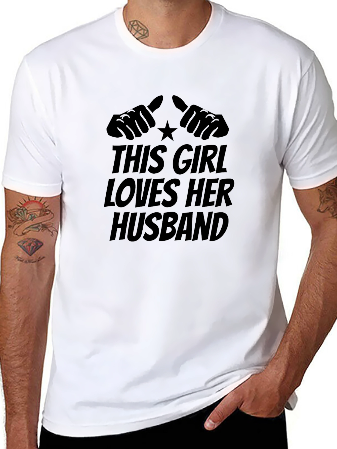 This Girl Loves Her Husband T-Shirt