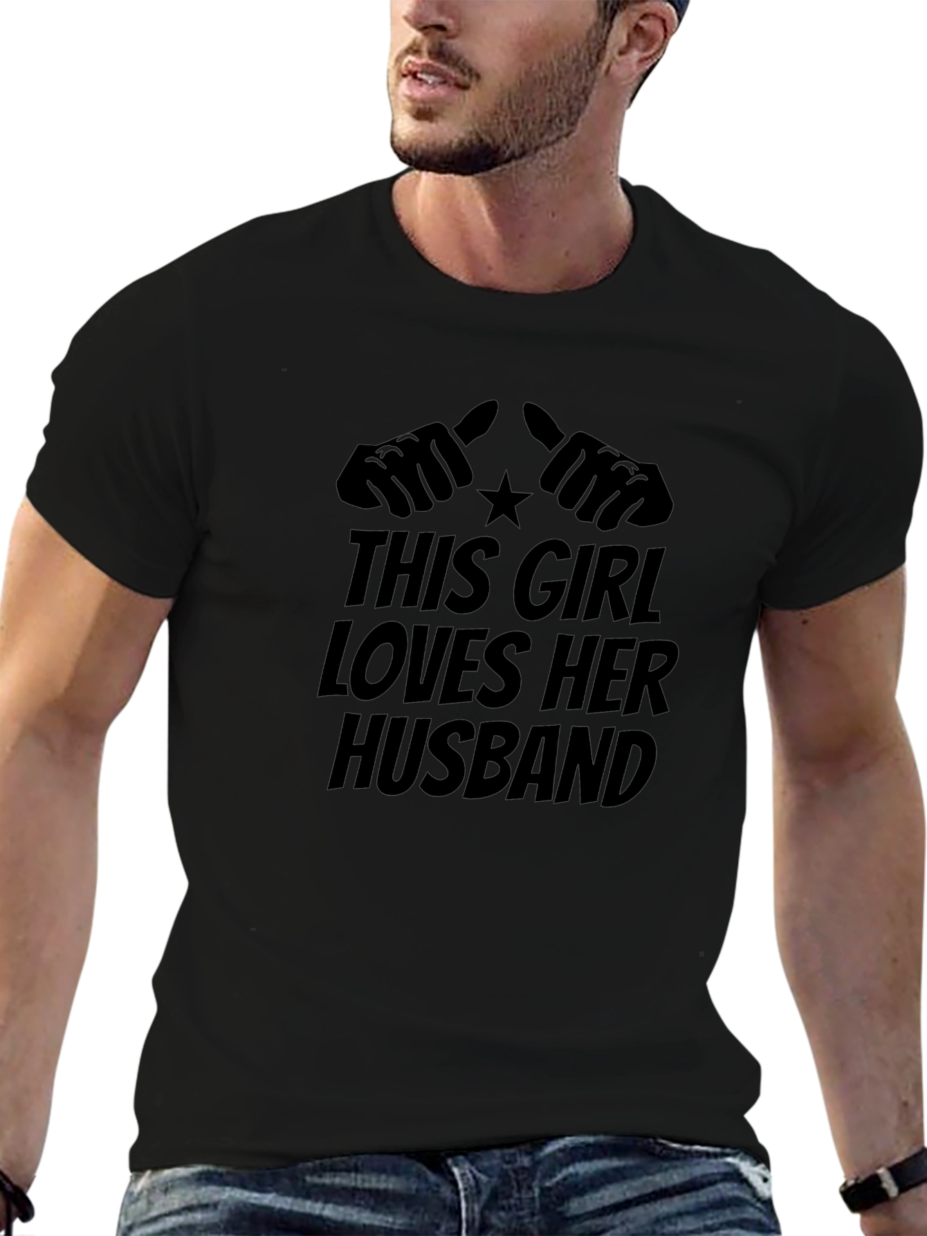 This Girl Loves Her Husband T-Shirt