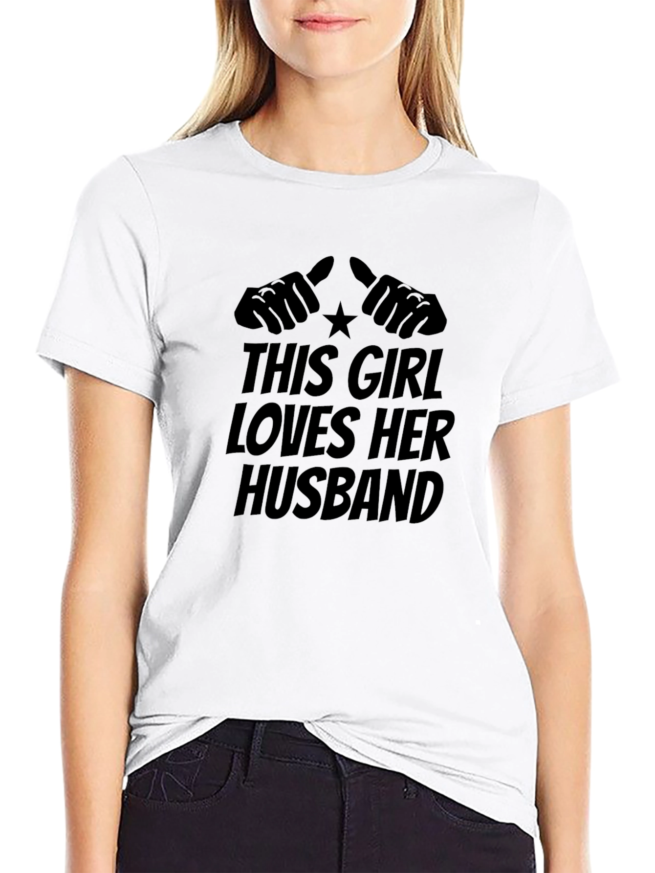This Girl Loves Her Husband T-Shirt