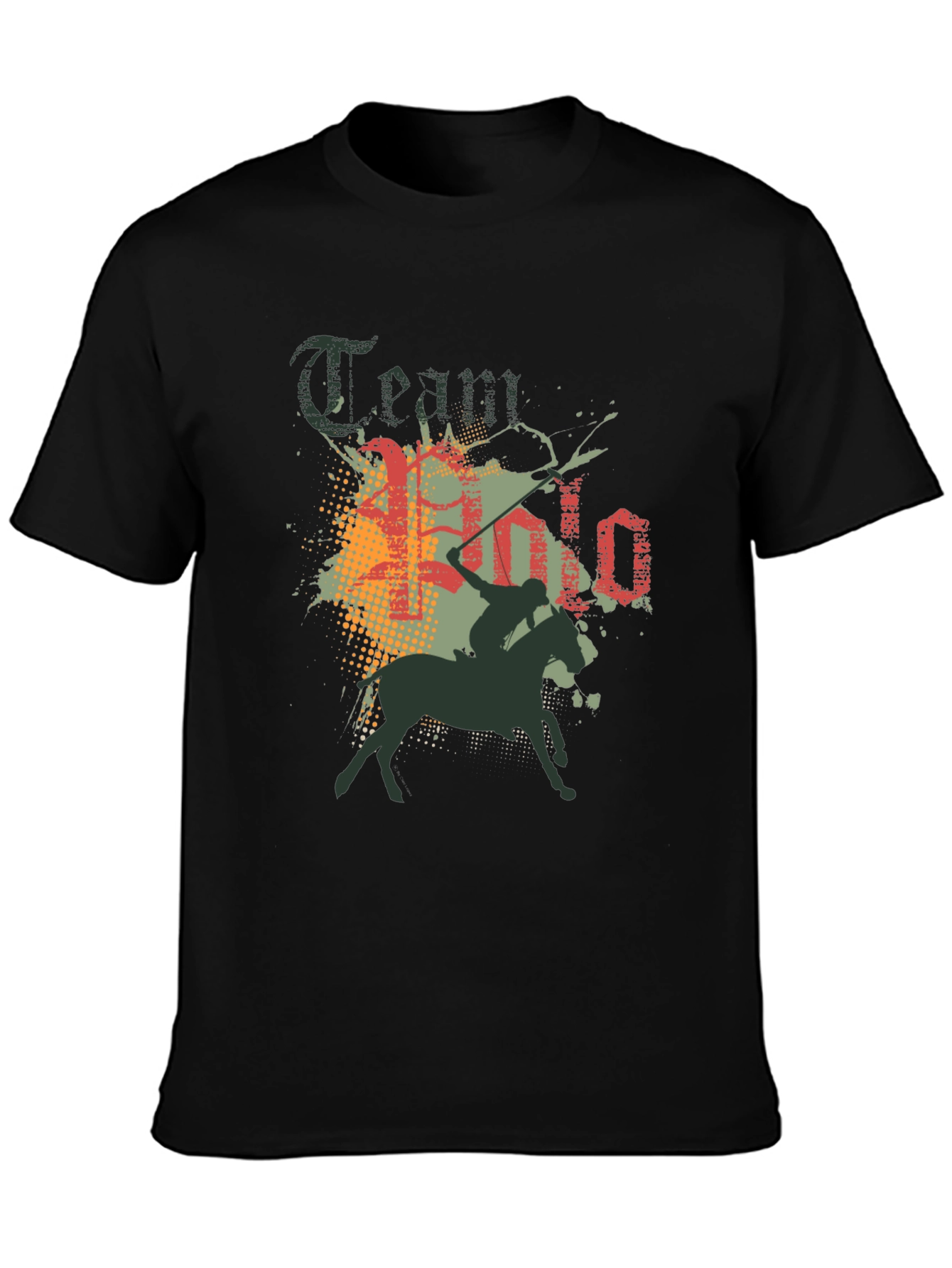 Team Polo T-Shirt - Black