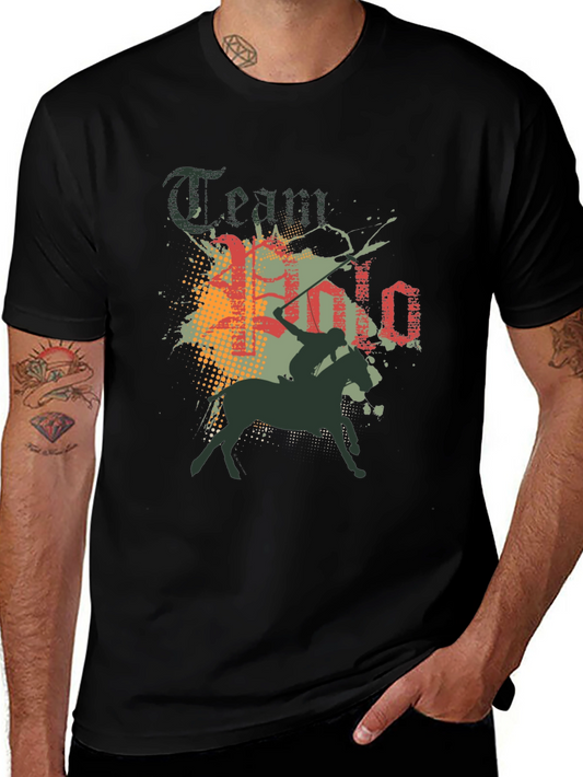 Team Polo T-Shirt - Black