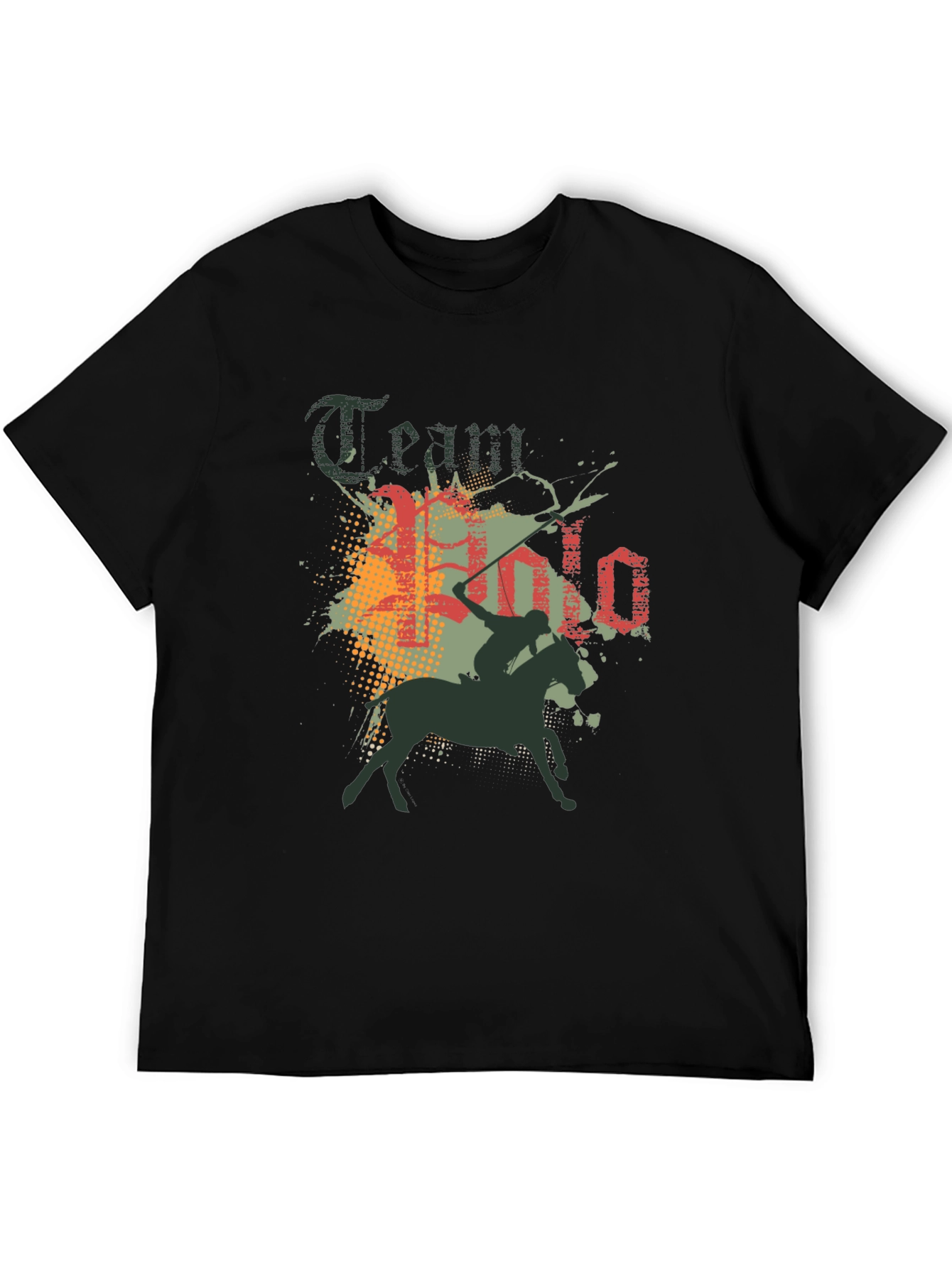 Team Polo T-Shirt - Black
