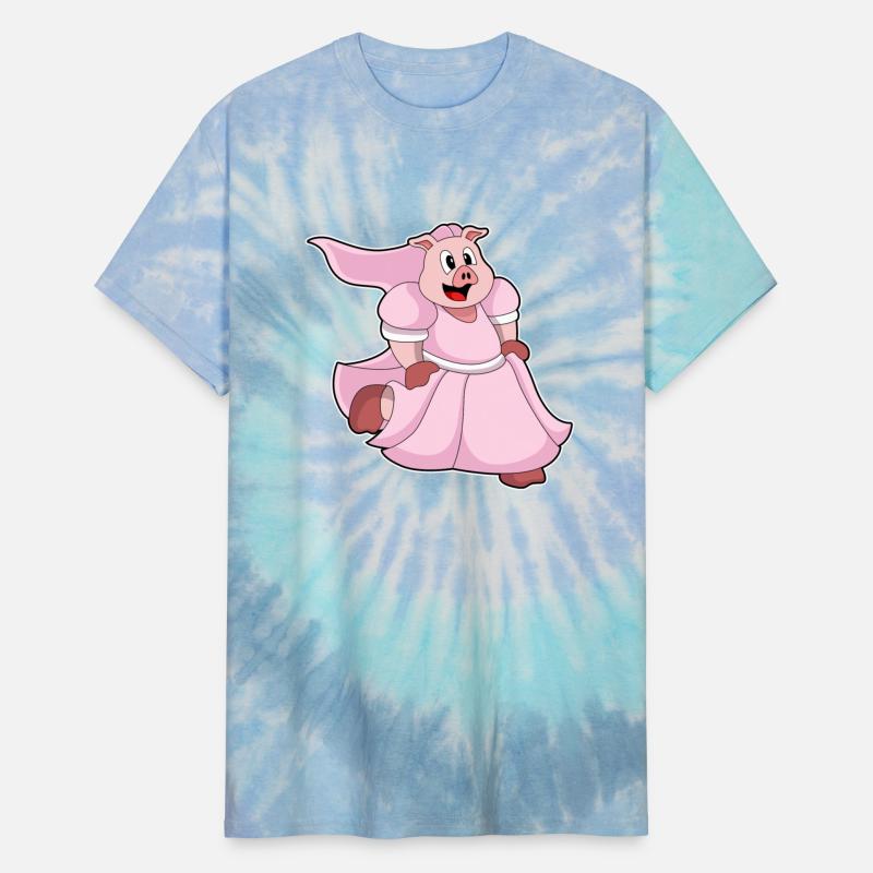 Pig As Bride With Wedding Dress