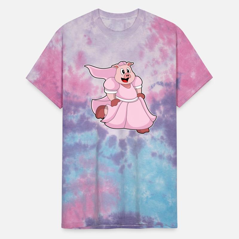 Pig As Bride With Wedding Dress