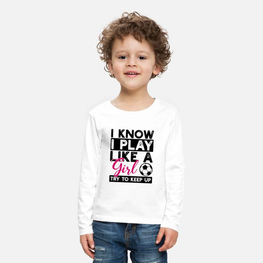 Play like a Girl Soccer Football Girls Gift