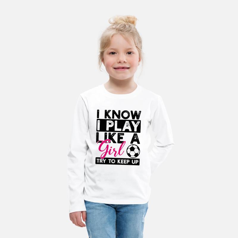 Play like a Girl Soccer Football Girls Gift