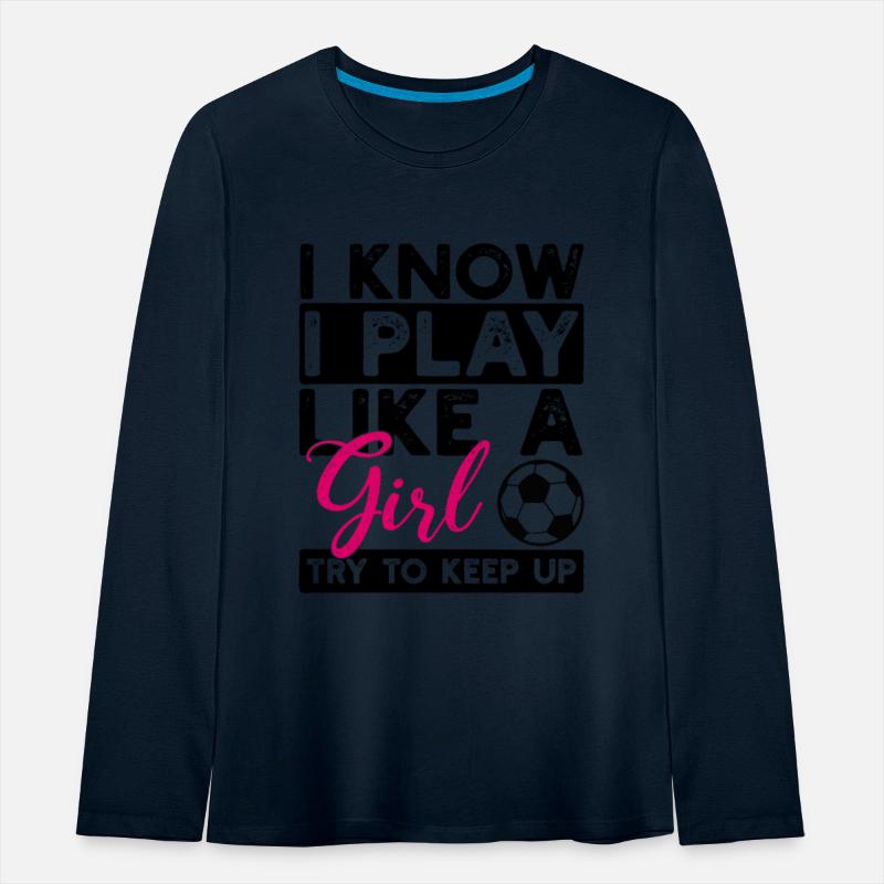 Play like a Girl Soccer Football Girls Gift