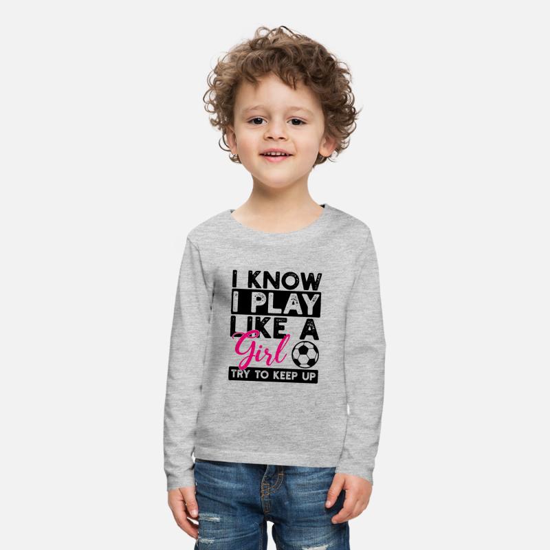 Play like a Girl Soccer Football Girls Gift