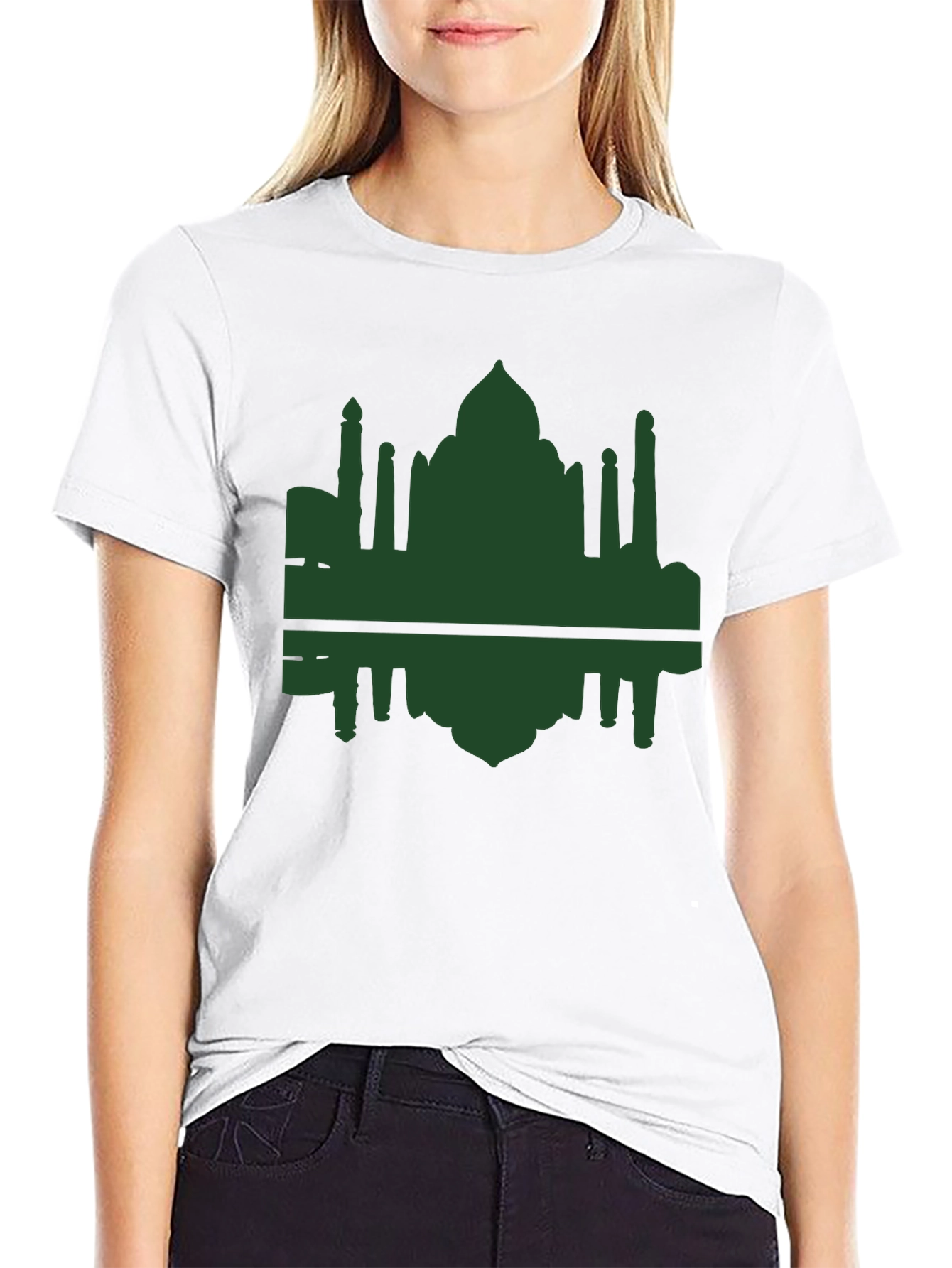 Taj Mahal Silhouette Graphic Tee
