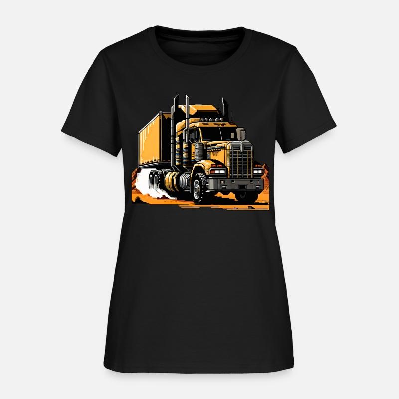 Post Apocalyptic Semi Trailer Truck