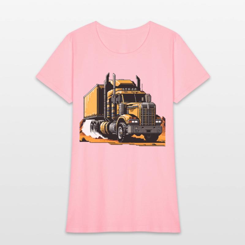 Post Apocalyptic Semi Trailer Truck