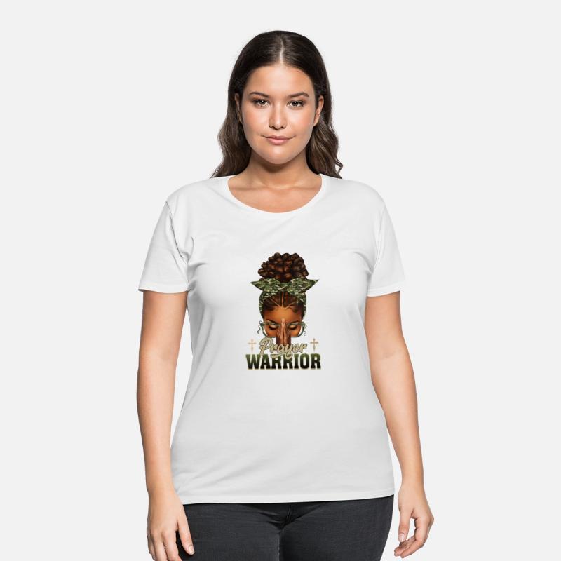 Praying Black Woman Afro Christian