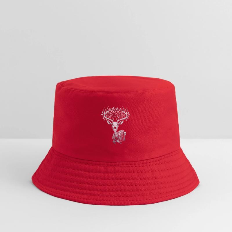 Protector Of The Veil Antlered Skull Art