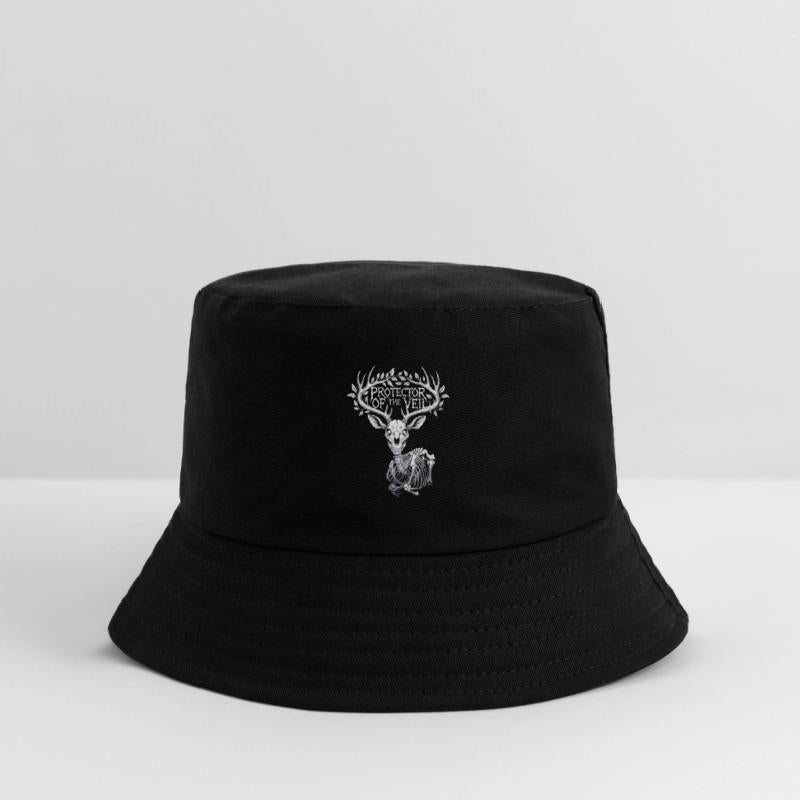 Protector Of The Veil Antlered Skull Art