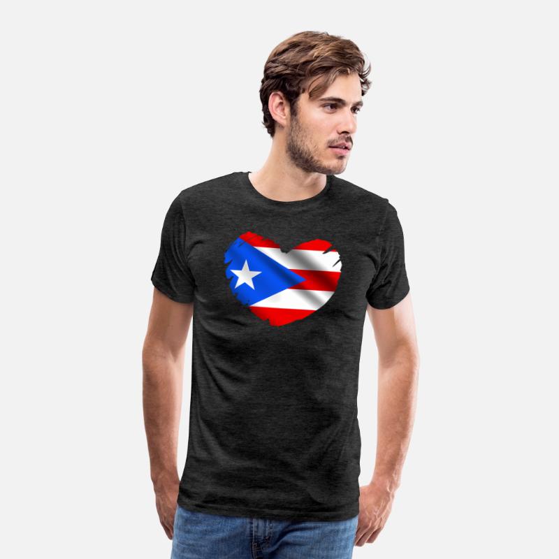 Puerto Rico Flag On Shape Of He Puerto Ricans
