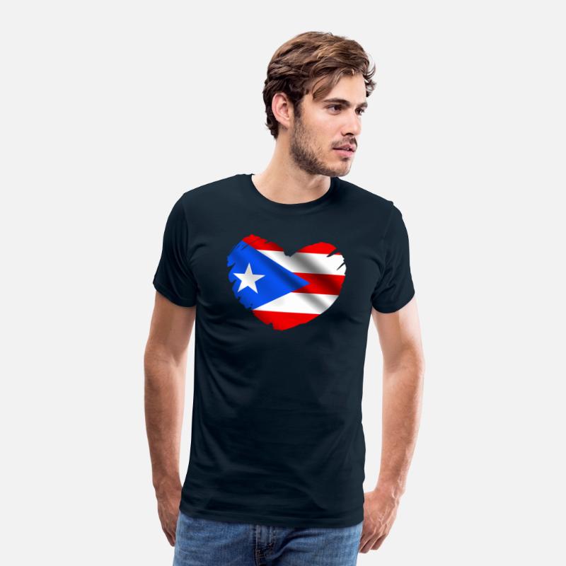 Puerto Rico Flag On Shape Of He Puerto Ricans