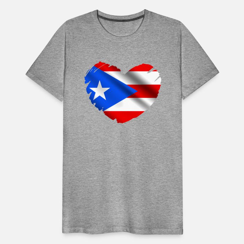 Puerto Rico Flag On Shape Of He Puerto Ricans