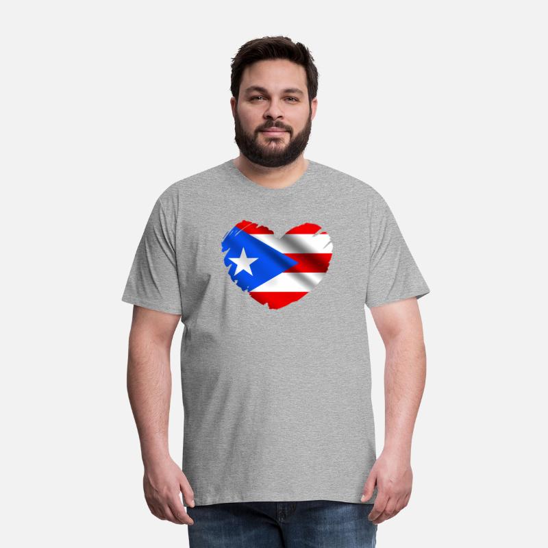 Puerto Rico Flag On Shape Of He Puerto Ricans