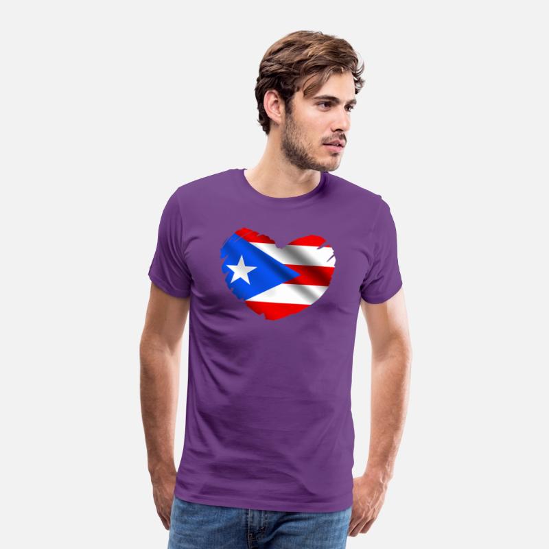 Puerto Rico Flag On Shape Of He Puerto Ricans