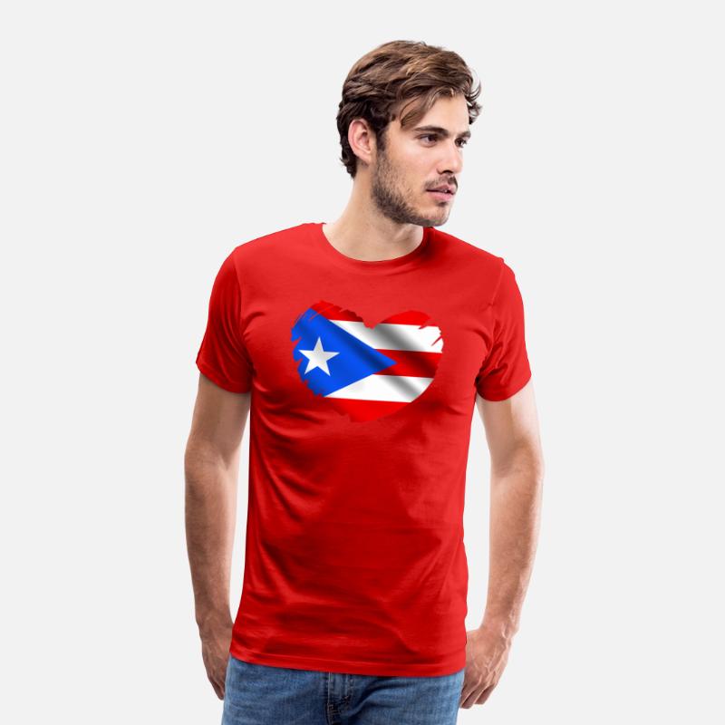 Puerto Rico Flag On Shape Of He Puerto Ricans
