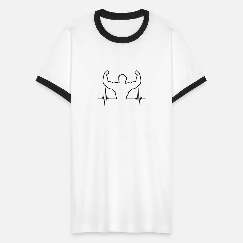 pulse frequency heart beat energy outline poses ou