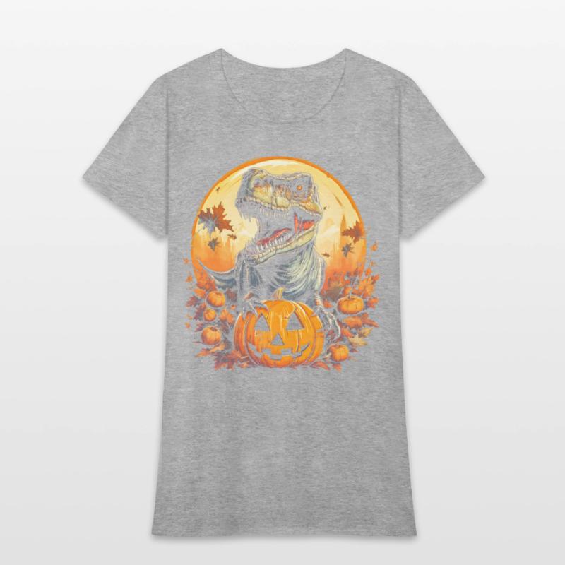 Pumpkin T Rex Dinosaur Funny Halloween
