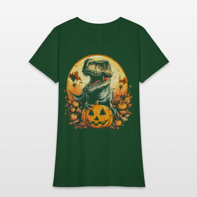 Pumpkin T Rex Dinosaur Funny Halloween