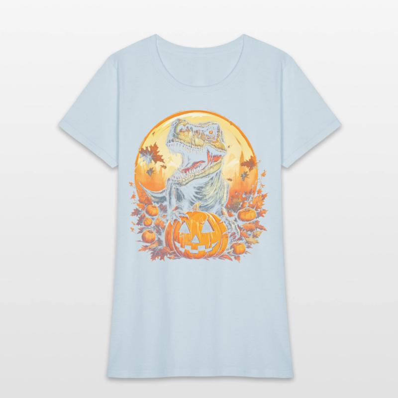 Pumpkin T Rex Dinosaur Funny Halloween