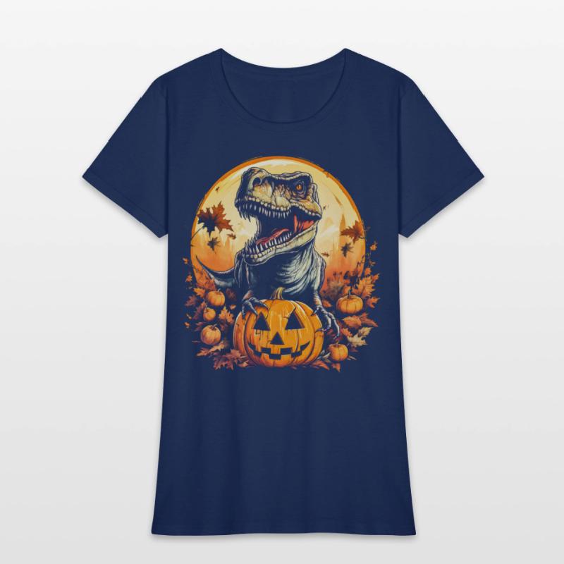 Pumpkin T Rex Dinosaur Funny Halloween