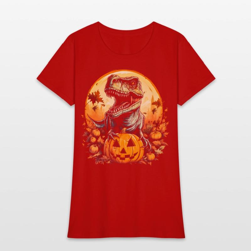 Pumpkin T Rex Dinosaur Funny Halloween
