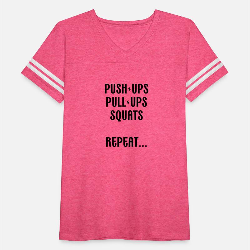 PUSH-UPS PULL-UPS SQUATS REPEAT...