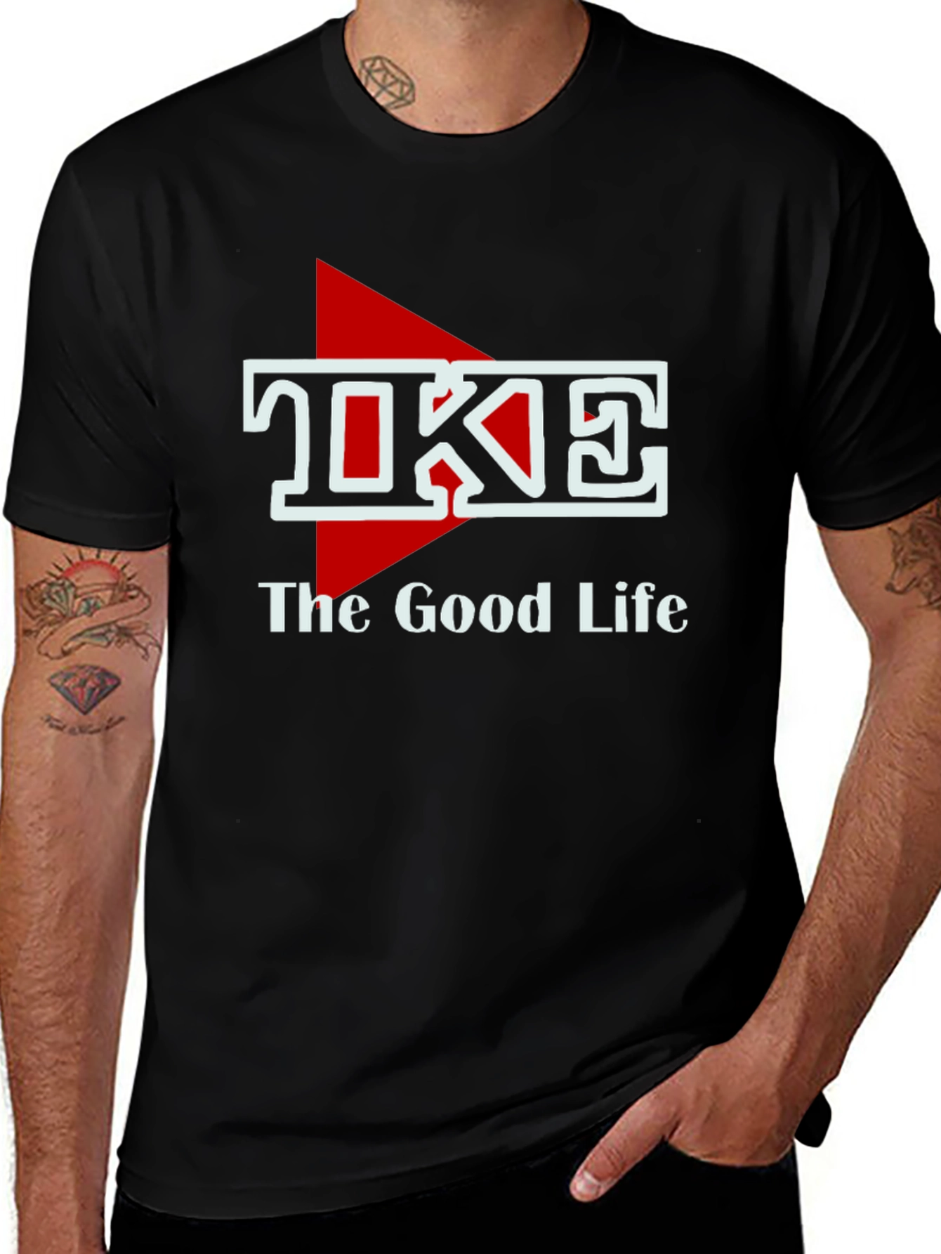 The Good Life Black T-Shirt - Graphic Tee