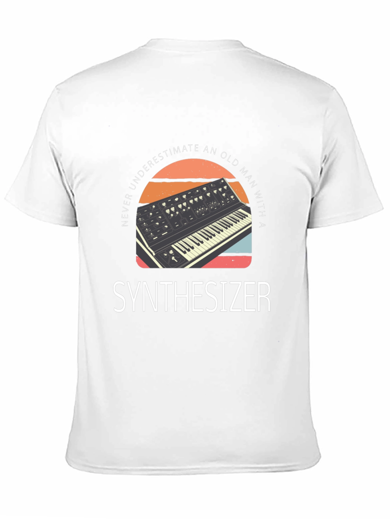 Synthesizer Old Man Graphic Tee