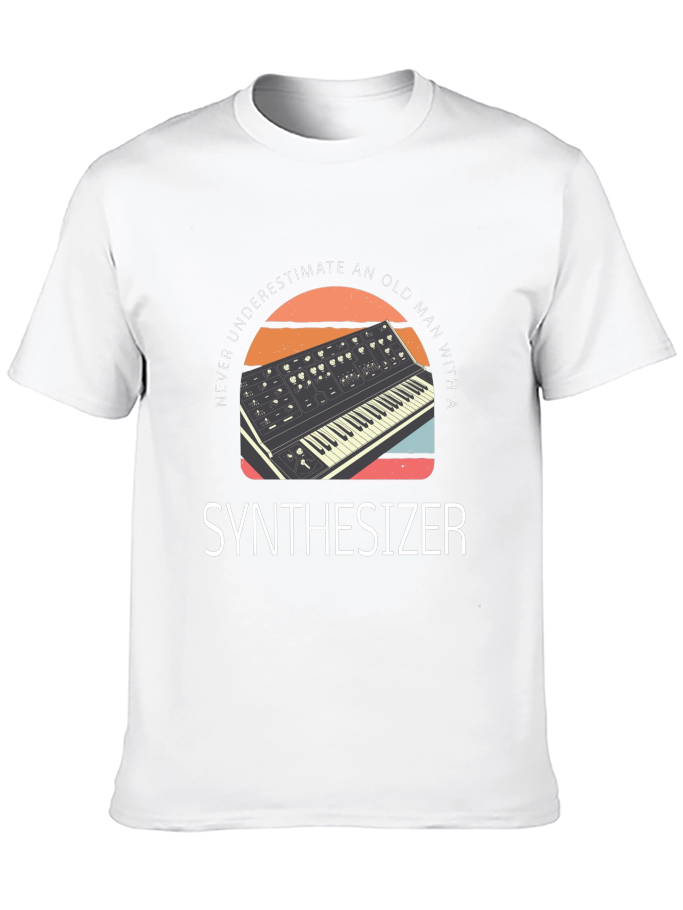 Synthesizer Old Man Graphic Tee