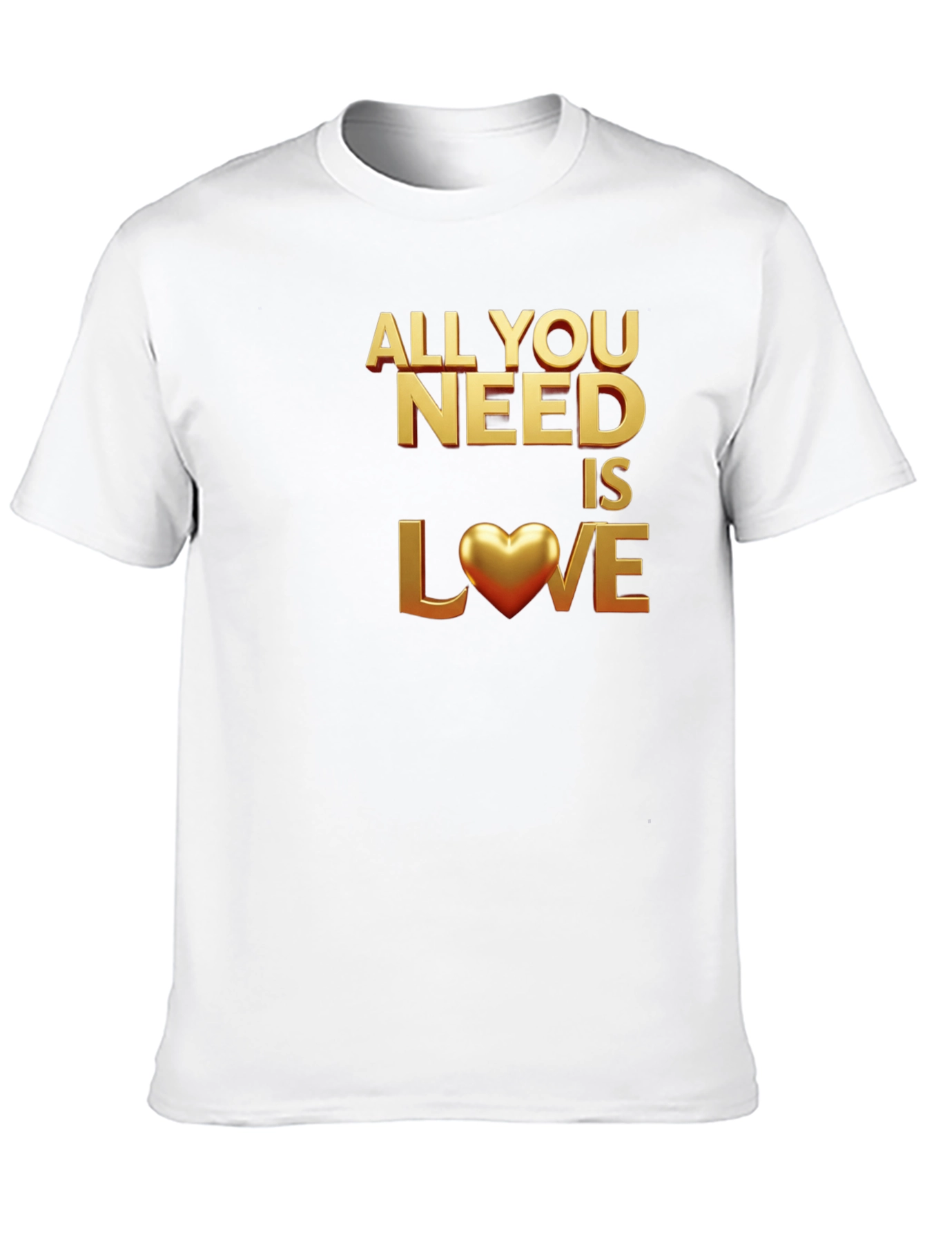 All You Need is Love - Black Graphic Tee