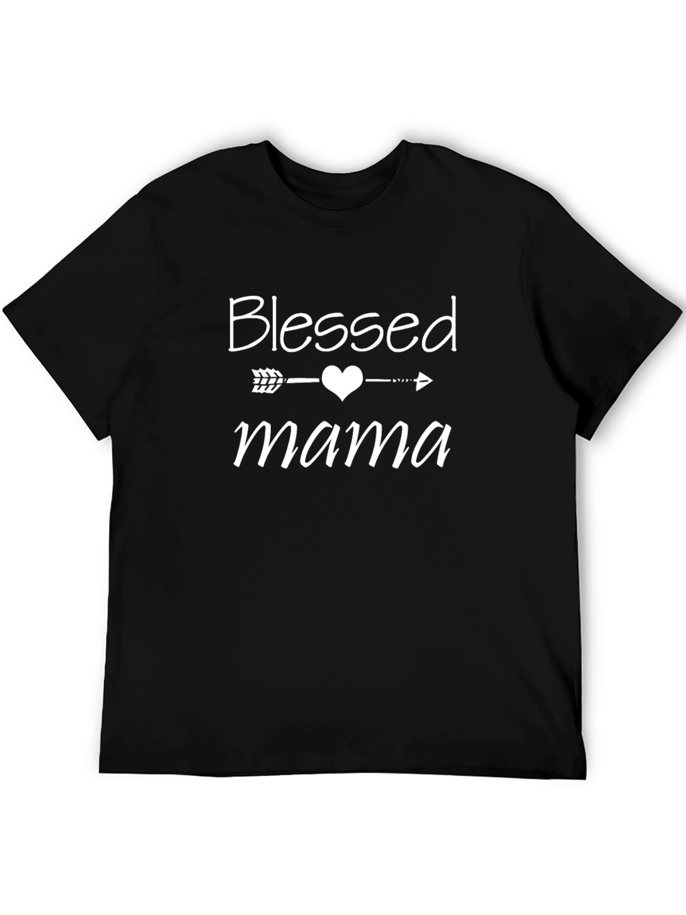Blessed Mama Graphic Tee - Stylish Mom Shirt
