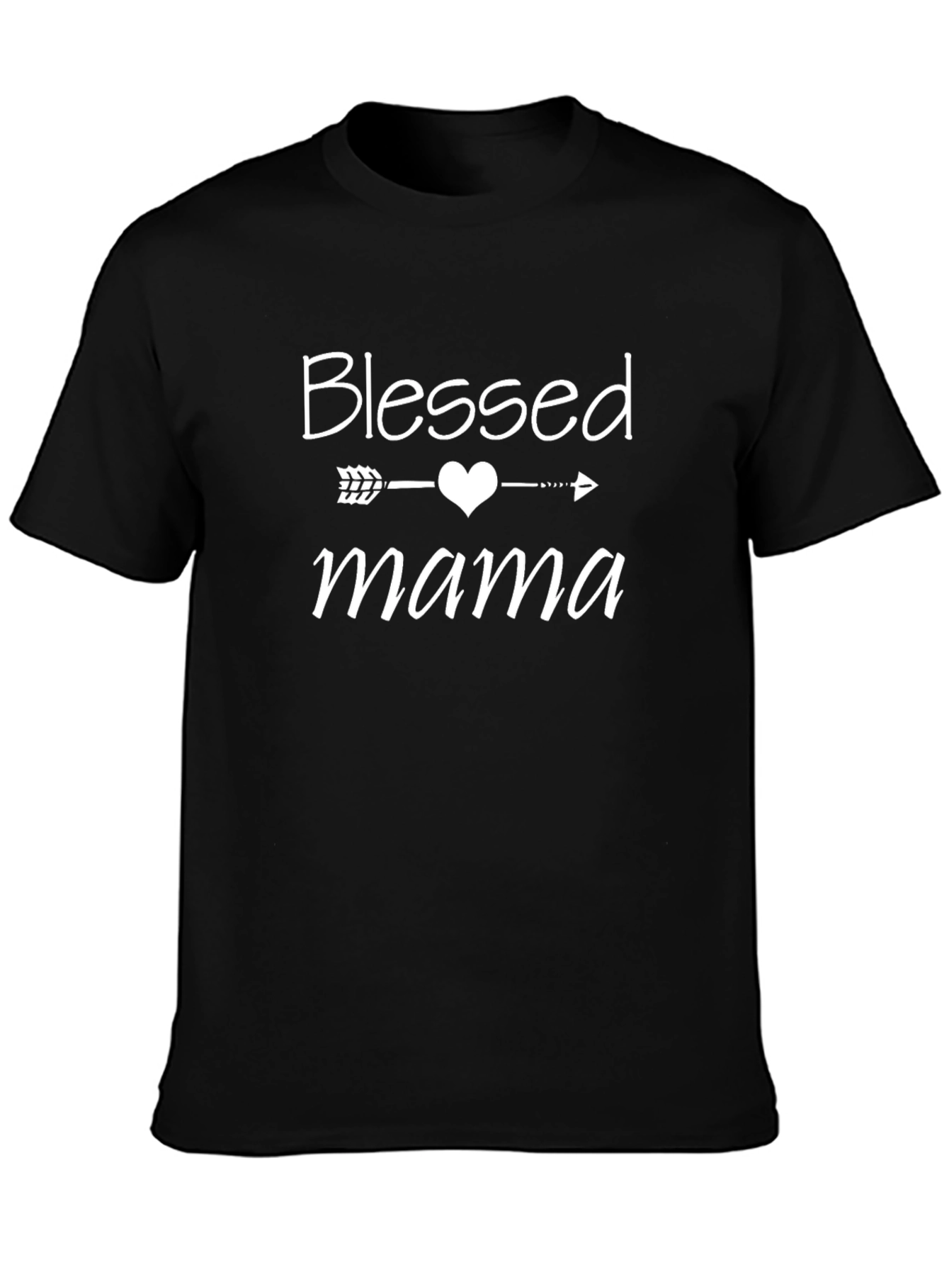 Blessed Mama Graphic Tee - Stylish Mom Shirt
