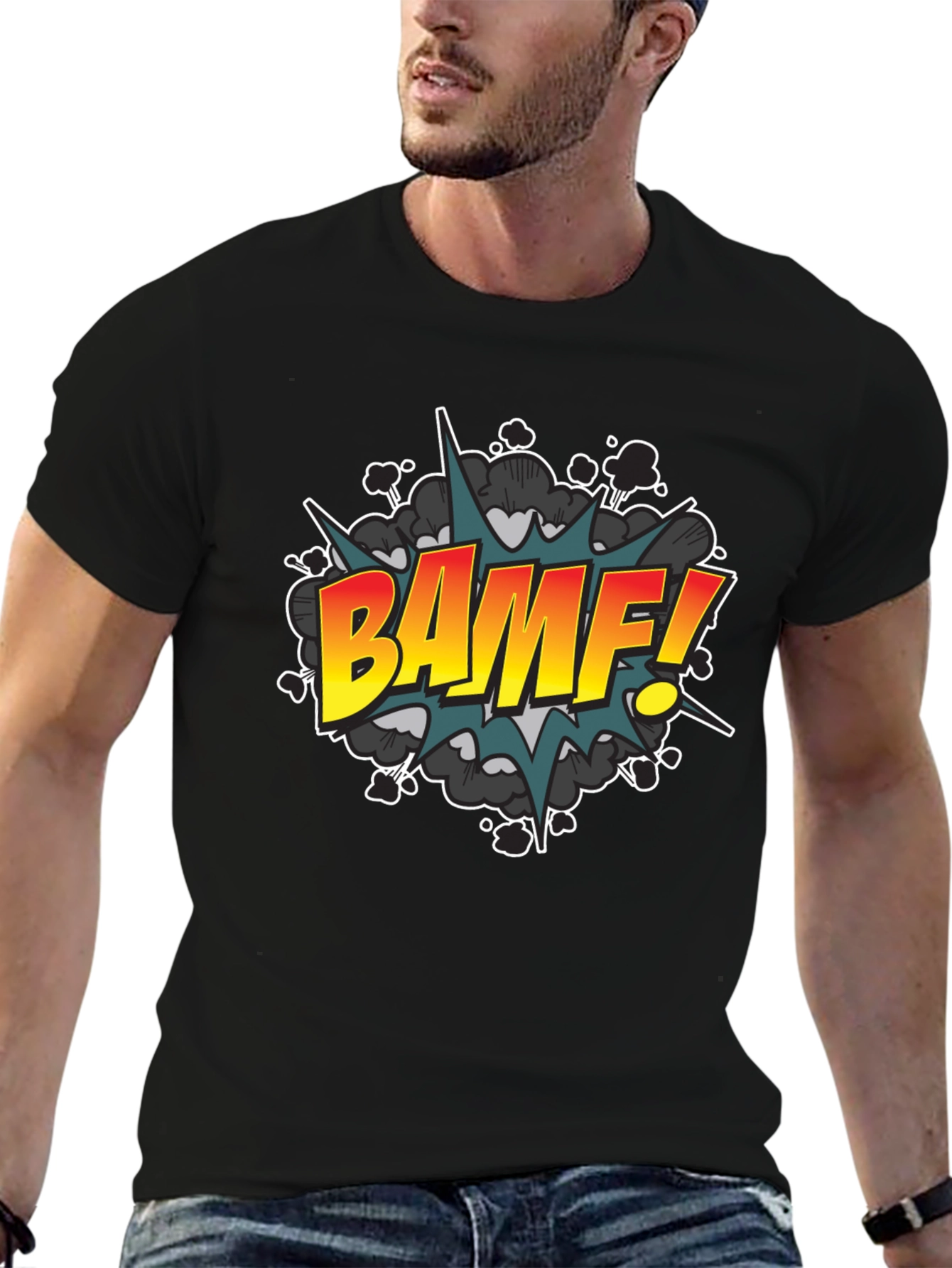 BAMF! Graphic Tee - Comic Book Style